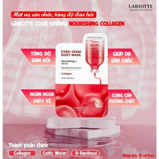 Mặt Nạ Labiotte Code Derm Sheet Mask 25ml/miếng