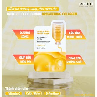 Mặt Nạ Labiotte Code Derm Sheet Mask 25ml/miếng
