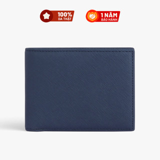 Ví nam Da Thật LAGOM Plus wallet - dáng ngang có ngăn để ảnh