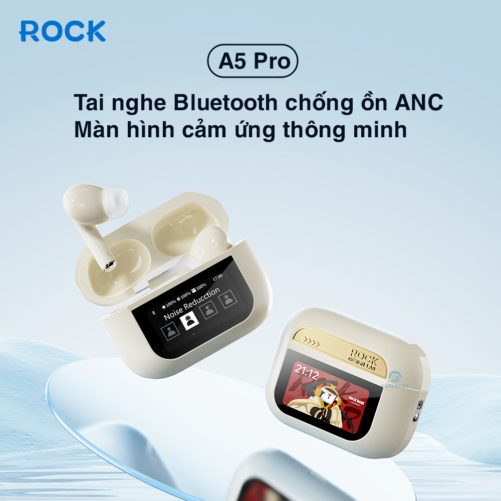 Tai nghe bluetooth chính hãng Rockspace A5 pro true wireless ko dây chống ồn chủ động ANC Bh 1 năm | BigBuy360 - bigbuy360.vn