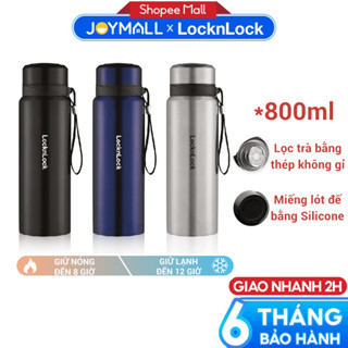 Bình giữ nhiệt LocknLock 800ml LHC6180 - Hàng chính hãng, có khay lưới lọc trà, dây - JoyMall