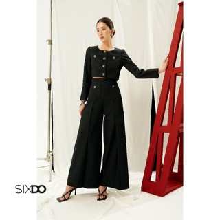 Quần nữ ống rộng túi vuông hai bên SIXDO