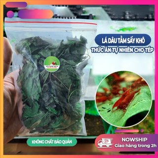 Lá Dâu Tằm Sấy Khô - Thức ăn tự nhiên cho tép Cảnh [TÉP XINH AQUA]
