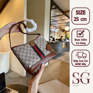 Túi đeo vai size 25 ngăn lớn tiện lợi , túi tote da dễ mang Sài Gòn Túi