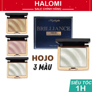 Phấn bắt sáng HOJO Highlight Brilliance 3 màu hiệu ứng 3D lì độ bóng cao chuyên dùng cho makeup