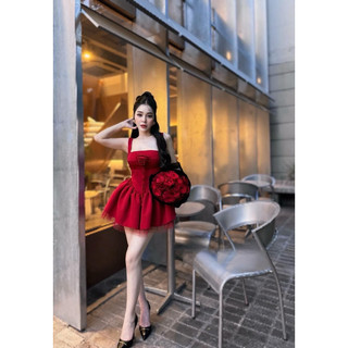 Váy dây hoa dáng xoè xinh 🌹