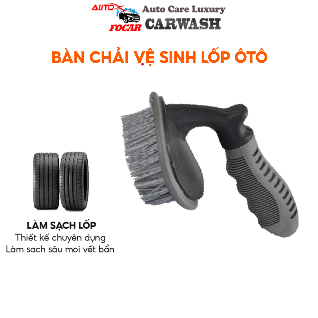 Chổi vệ sinh lốp xe chữ T Focar thiết kế chuyên dụng chất liệu bền bỉ chắc chắn