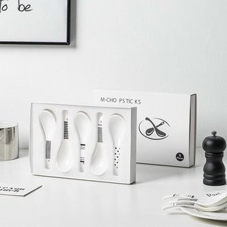 Đũa sứ Nhật cao cấp , bộ 5 đôi đũa sứ cao cấp