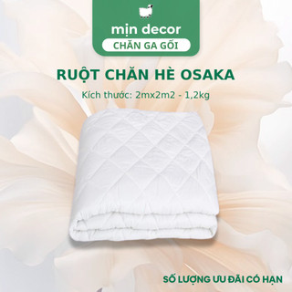 Ruột chăn hè mỏng Mịn Decor, ruột chăn hè Osaka cao cấp có dây buộc 4 góc