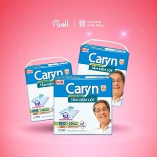 Tấm đệm lót Caryn Loại Mỏng Nhẹ loại 10 14 20 miếng kháng khuẩn ngăn mùi chống trào MWELL VIỆT NAM