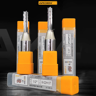 Dao phay CNC mũi cắt CNC gỗ ARDEN 2 me 3 cánh Thẳng TCT 3mm 4mm 5mm 6mm 8mm MCCNC-AD