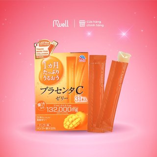 Thạch Collagen Placenta Vitamin C Jelly Nhật Bản tái tạo tế bào da xóa nhăn mờ sẹo rỗ thâm nám