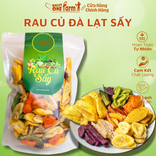 Rau củ đà lạt sấy, thập cẩm sấy mộc, trái cây sấy, đặc sản đà lạt, dalat one farm