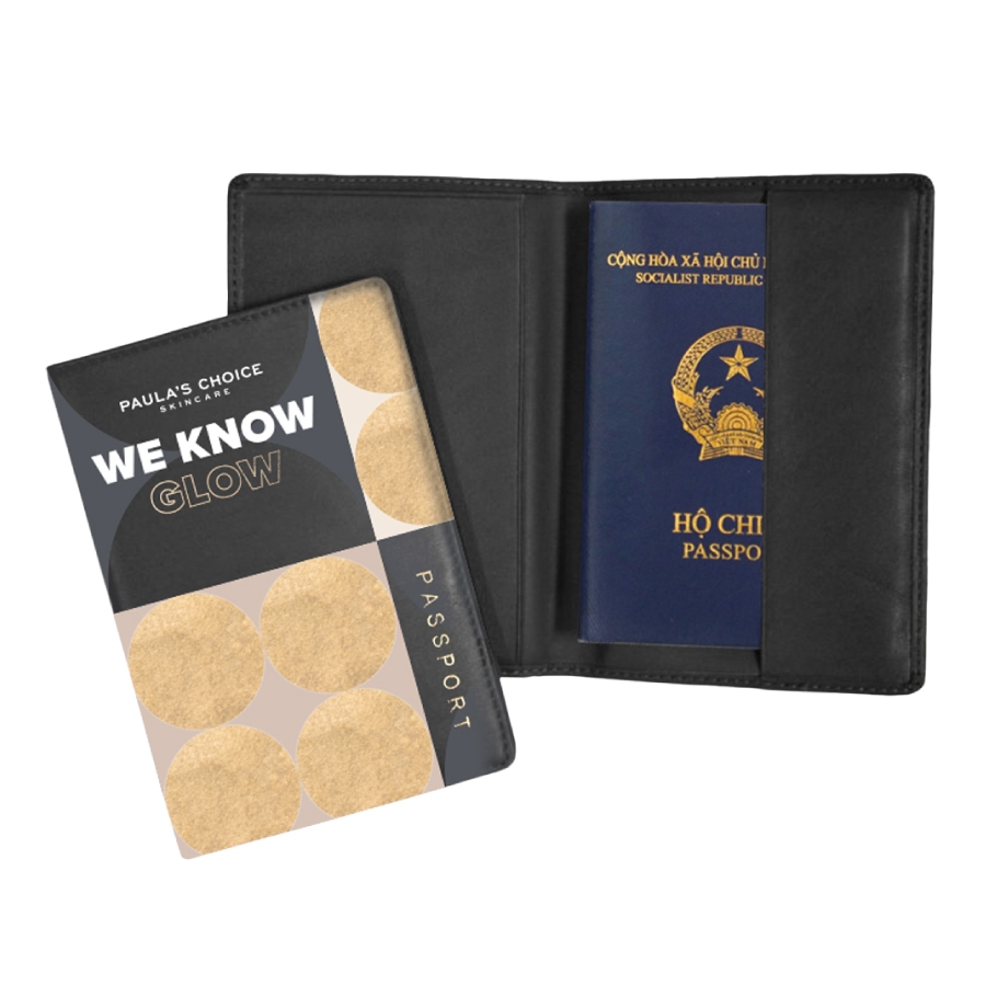 [HB GIFT] Ví da Passport Paula's Choice trị giá 250K- VI DA PASSPORT
