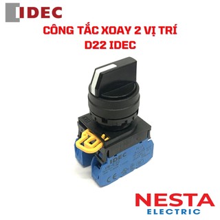 Công tắc xoay 2 vị trí, xoay 3 vị trí phi 22 idec mã ywe10