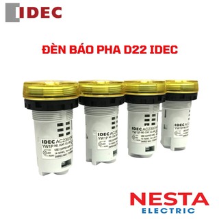 Đèn báo pha phi 22 xanh đỏ vàng hàng chính hãng idec mã iw1p
