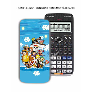 One piece - hình dán máy tính full các dòng casio