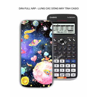 Vũ trụ - hình dán máy tính full dòng casio