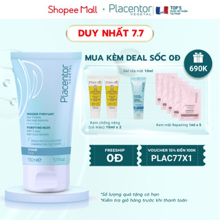 Mặt nạ đất sét xanh Placentor Purifying Mask 150ml