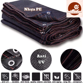 [Loại A] Lưới Che Nắng Ngoài Trời Kèm Móc Nhôm Hợp Kim . Miễn phí may viền đóng khoen. Bạt che nắng ban công cây cảnh.