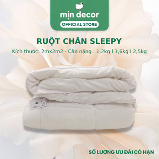 Ruột chăn bông ép Sleepy Mịn Decor đắp 4 mùa Ruột mền kích thước 2mx2m2 siêu nhẹ