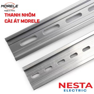 Thanh cài nhôm morele đủ kích thước. chiều dài 50cm và 1 mét