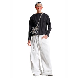 KIẾM LÀ MỐT ANDREW - quần áo dài, quần jeans nam wide leg jeans dài ống siêu rộng màu trắng