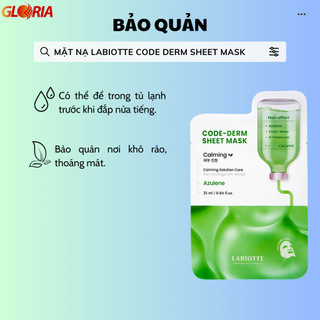 Mặt Nạ Labiotte Code Derm Sheet Mask 25ml/miếng