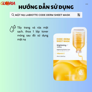 Mặt Nạ Labiotte Code Derm Sheet Mask 25ml/miếng