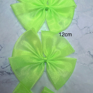 5 Cái Nơ Voan lụa 12cm trang trí bản 4cm làm phụ kiện