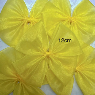 5 Cái Nơ Voan lụa trang trí bản 4cm trang trí