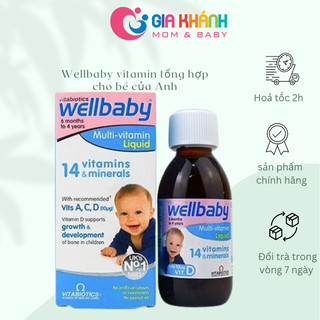 Vitamin tổng hợp Wellbaby UK cho bé