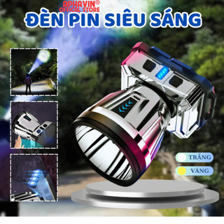 Đèn pin đội đầu dnp 1200mah / 2400mah siêu sáng, công suất cao chống nước - có thể sạc lại - soi đêm, cắm trại