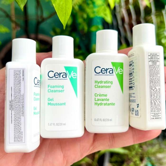 (MINI 20ml và 30ml) Sữa rửa mặt Cerave các loại