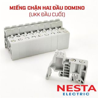 Miếng chặn 2 đầu domino, ed-uk. chặn cuối thanh ray