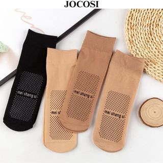 Tất vớ nữ cổ cao có gai chống trơn trượt mềm mại thoáng mát JOCOSI T5659