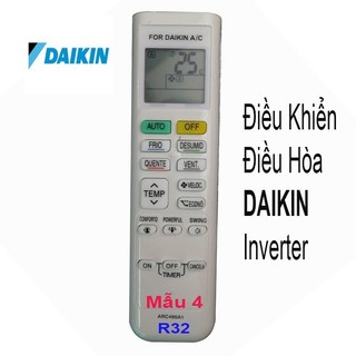 ( HÀNG CHÍNH HÃNG ) ĐIỀU KHIỂN ĐIỀU HÒA DAIKIN GA 32 ARC480A21 -  hàng đẹp phím nhạy - BH 3 tháng lỗi đổi mới