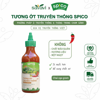 Tương Ớt Truyền Thống SPICO - Chai 290gr và Chai 540gr