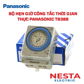 Timer cơ panasonic, bộ hẹn giờ công tắc thời gian thực panasonic tb388