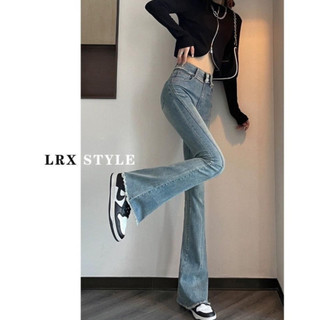 Quần jeans nữ ống loe, quần bò nữ ống loe hottrend 2024 kt65