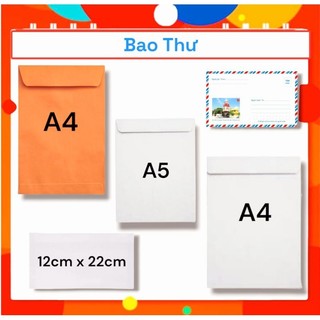 Bao thư - 100gsm - combo 1 xấp 20 cái