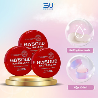 Kem nẻ Glysolid Hautbalsam 100ml, kem dưỡng ẩm da chống nứt nẻ nhập khẩu Đức