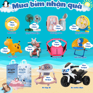 Tã Bỉm Tiny Pengin chính hãng tặng quà cho bé đủ size thấm hút tốt, mềm mại