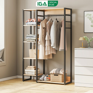 Tủ giá treo quần áo phong cách Hàn thương hiệu IGA - GM08