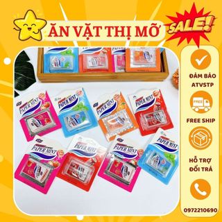 Kẹo dán trắng răng Paper Mint the mát vị trái cây