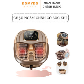 Chậu Ngâm Chân Massage Hồng Ngoại Cao Cấp Làm Nóng Nước , Có Sục Khí Massage DOMYDO