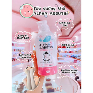 Sữa dưỡng thể Alpha Arbutin 3 Plus+ Collagen Lotion Deep White Essence (mẫu mới 2024)