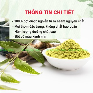 Bột lá neem nguyên chất 500g