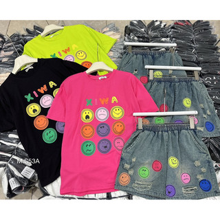 SET BỘ QUẦN JEAN ĐÙI MẶT CƯỜI
