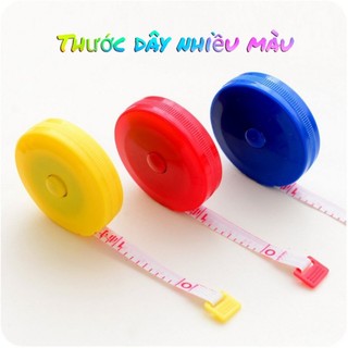 Thước dây có hộp cuộn tiện dụng nhỏ gọn nhiều màu lựa chọn